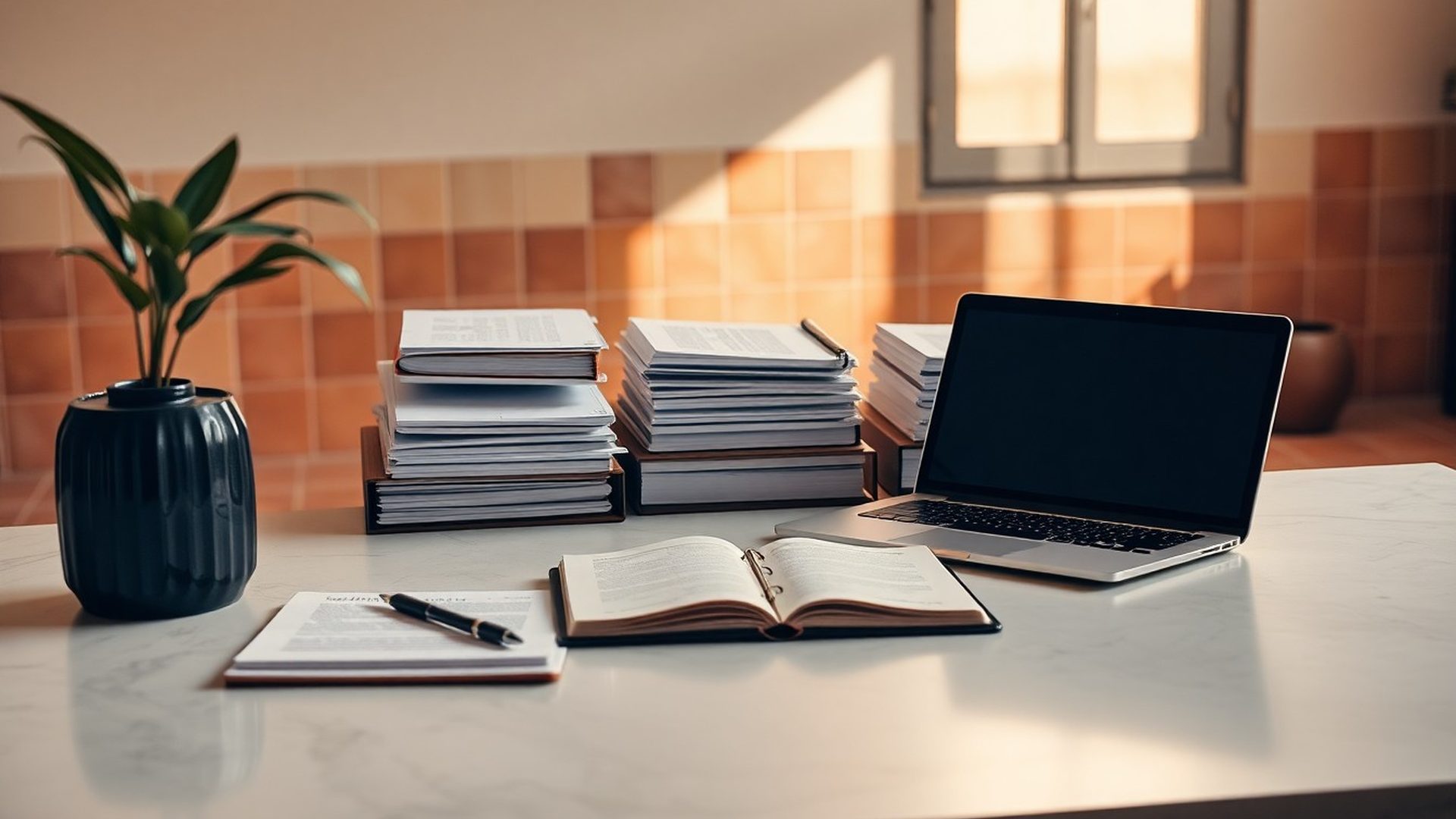 Espacio de trabajo editorial de Taller López en Palma